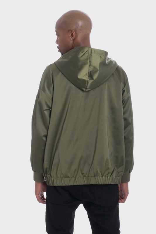 Satin bomber jacket - Outerwear - Men