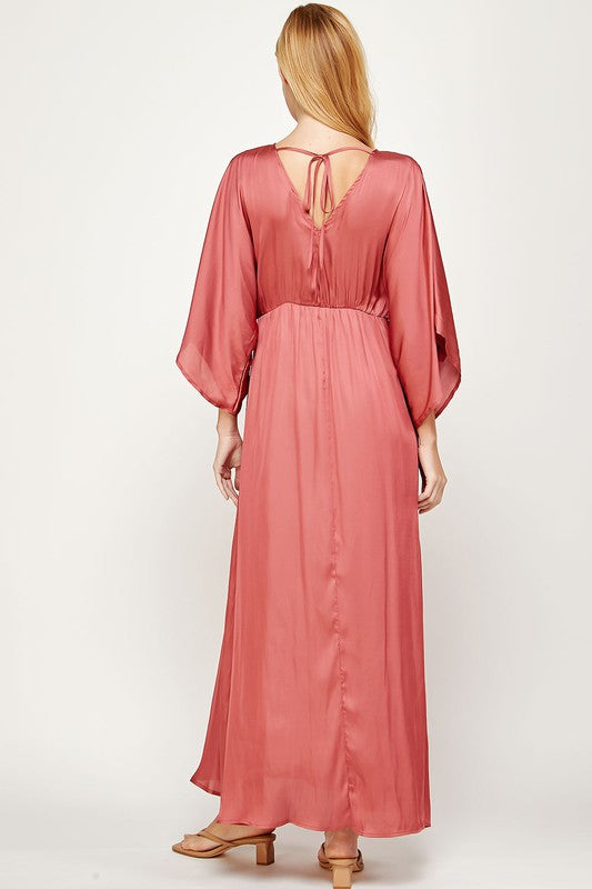 Rusty rose maxi outlet dress