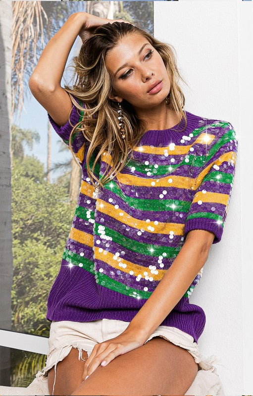 Sequin on sale rainbow jumper