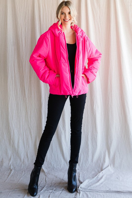 Hot pink 2024 jacket target