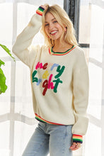 Ivory Rainbow Band X-Mas Sweater