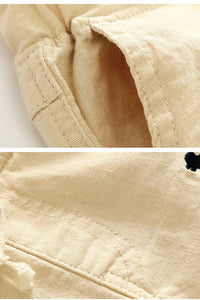 Beige Dog Logo Shorts