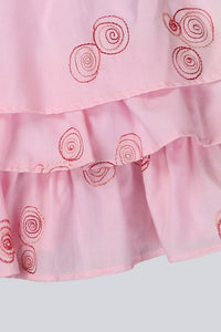 Pink Toddlers & Girls Princess Ruffles Dress