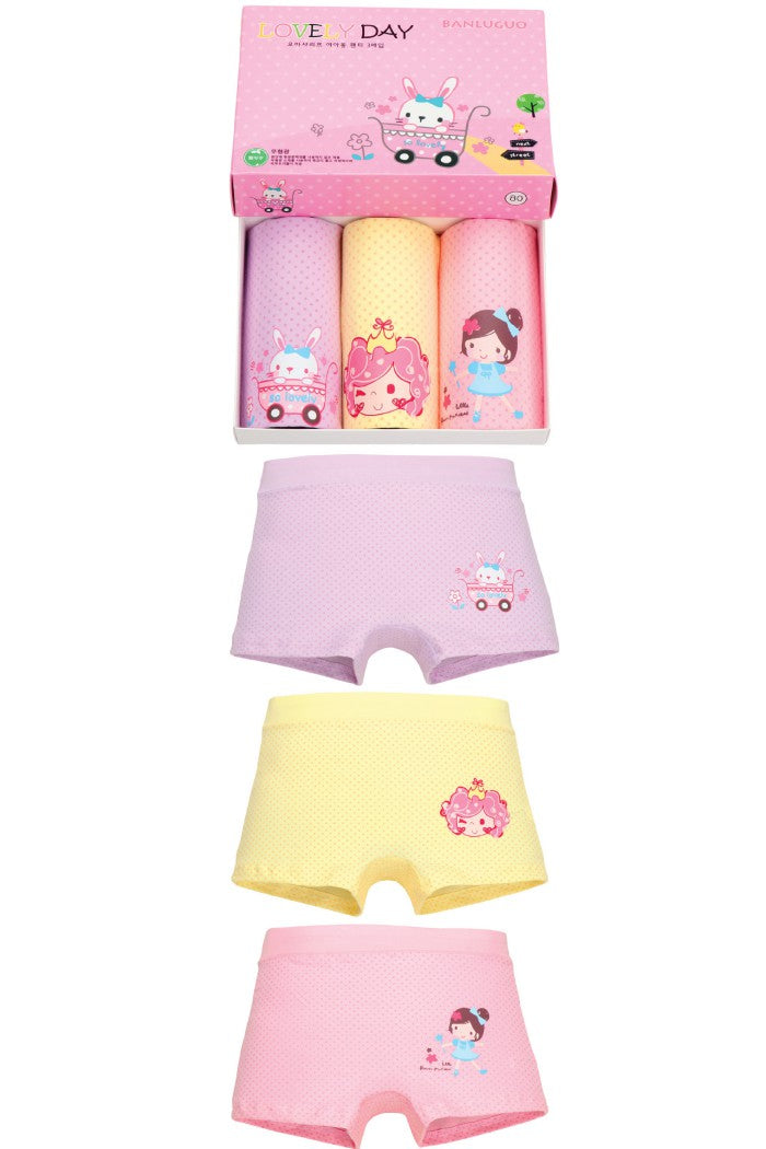 E-Girls Assorted 3pcs Boxer Set 1