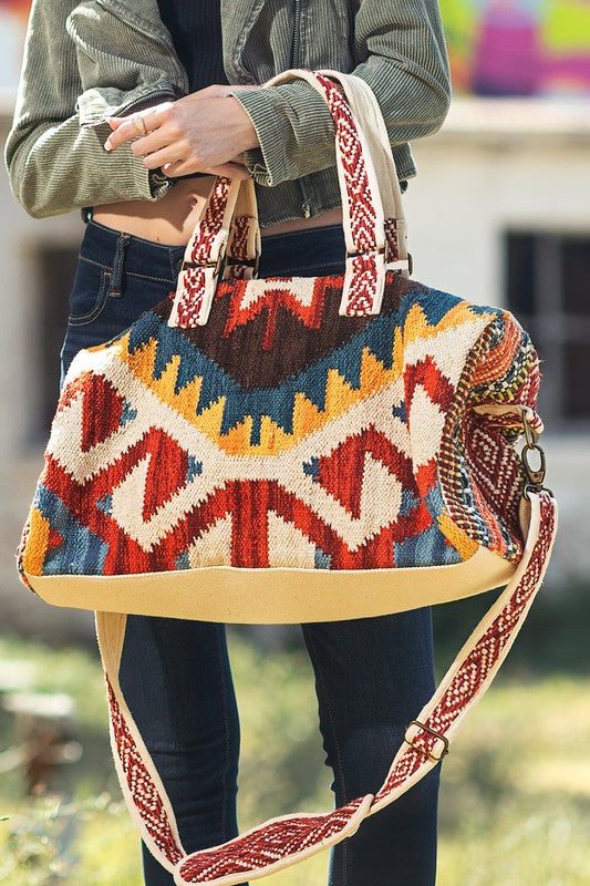 Boho weekender duffle bag online