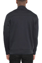 Black Cotton Zip Up Light Weight Jacket