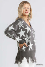 Charcoal Animal Star Print Sweater