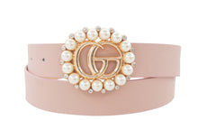 Blush Fashion Pearl Buckle Belt