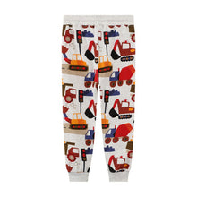 Red Boy's Automobile Print Sweatpants