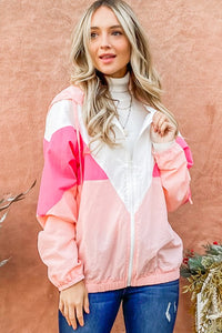 Pink brand outlet windbreaker