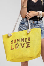 Yellow Summer Love Tote Bag