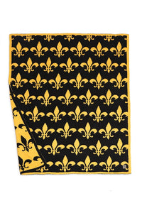 Bkgd Fleur De Lis Pattern Luxury Soft Throw Blanket