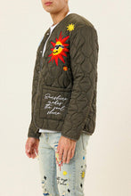 Olive Eternal Life Quilted Liner Jacket