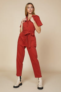 Plus Size - Washed Utility Jumpsuit – SKIES ARE BLUE