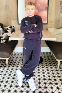 Kids Love Jogger Pant-Navy - Unisex