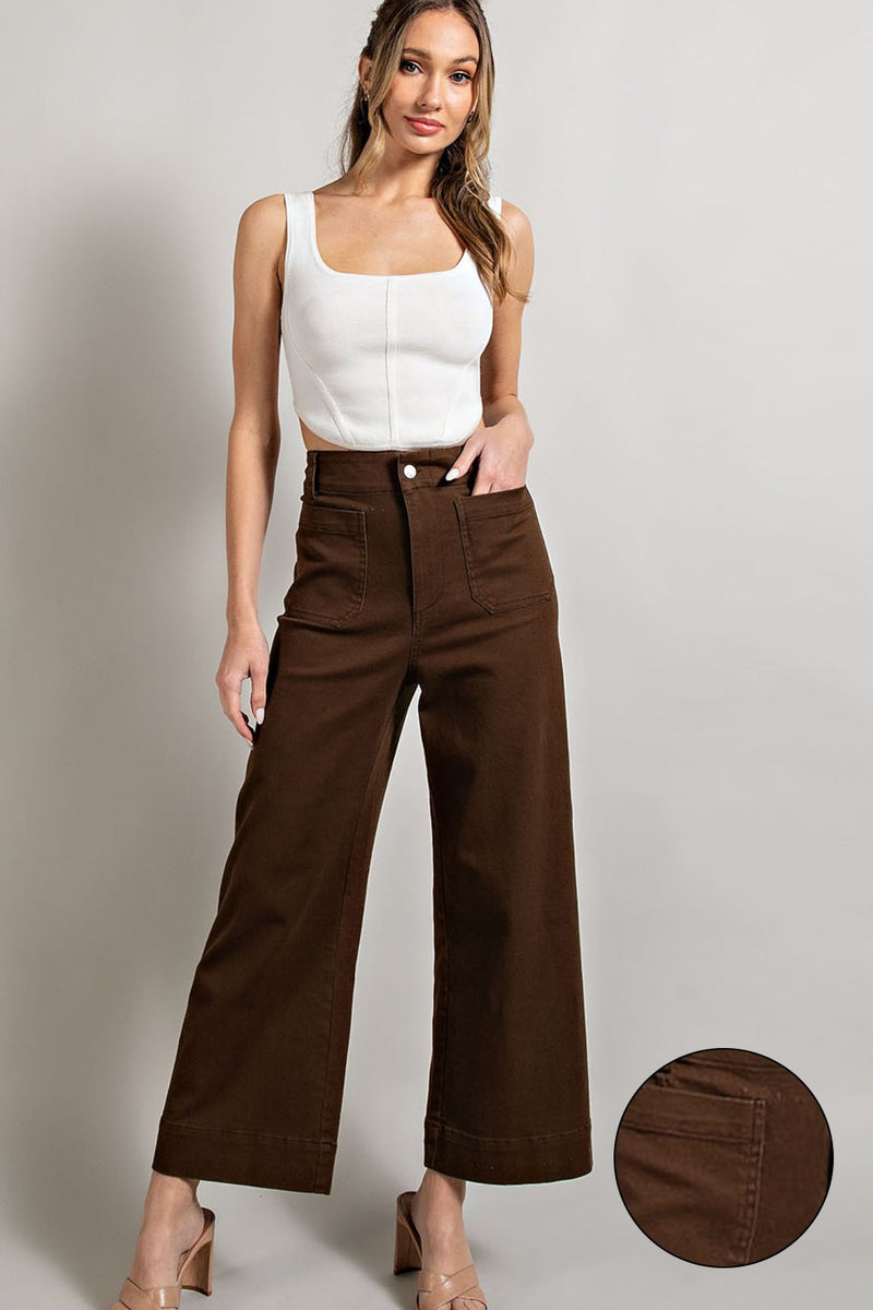 Brown With Belt Wide Leg Pants For Women Autumn High Waist Straight Trousers  Black Casual Loose Female Floor Towers Pants French - AliExpress