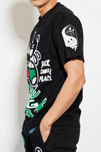 Black Spring Break Chenile Patch Graphic Tee