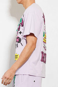 Lavender Kaneda's Bike Graphic Tee