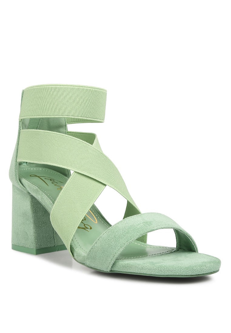 Green Lace-Up Sandals - High Heel Sandals - Strappy Sandals - Lulus