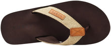 Mens Flip Flop Sandal Brown/Tan