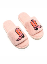 Pink Cowgirl Slide Slipper