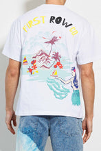 White Tropical Vacation Graphic Tee