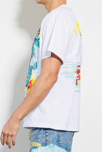 White Tropical Vacation Graphic Tee