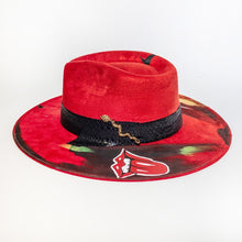 Red Montauk Cactus Detail Western Hat Handmade