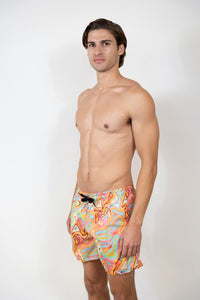 Mens Printed Swim Shorts