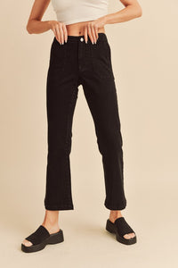 Black Janesa Denim Pants