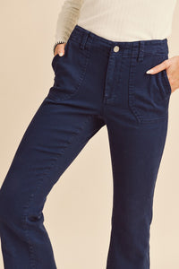 Navy Janesa Denim Pants