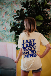 Banana Lazy Lake Days On My Mind S/S Graphic Tee