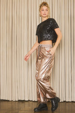 Mocha Pearl High Waisted Cargo Pants