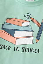 Green Back To School Boy Top