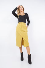 Mustard Camila Utility Skirt