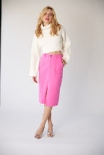 Fuchsia Camila Utility Skirt