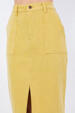 Mustard Camila Utility Skirt