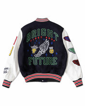 Navy Bright Future Varsity Jacket