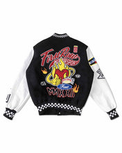 Black Crystal Sotne Motor Sport Varsity Jacket