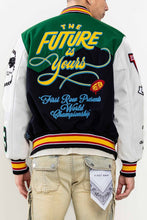 Green The Future Is Yours Varsity Jacket