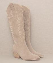 Cedar Wood Embroidered Tall Boot -Samara