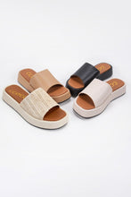 Camel Tove Chunky Platform Bold Upper Slide