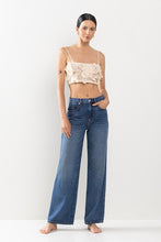 High Rise Wide Leg In Medium Wash