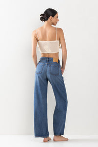 High Rise Wide Leg In Medium Wash