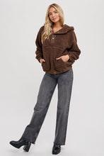 Mocha Sherpa Hoodie Pullover