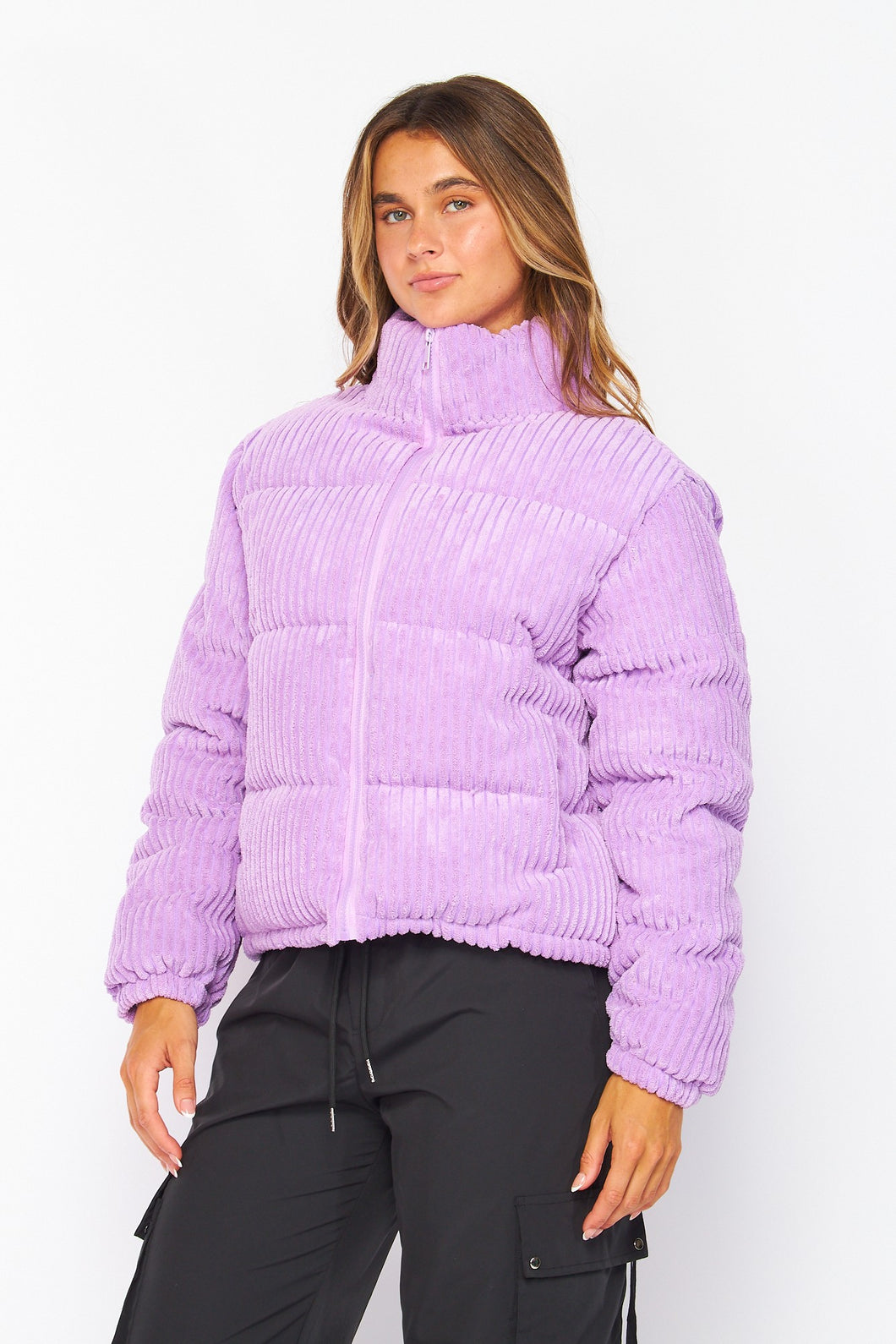 Lilac puffer hot sale coat