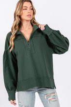 Hunter Washed Terry Zipup Pullover