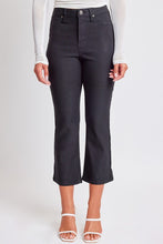 Black Junior Hyperstretch Cropped Kick Flare Pants