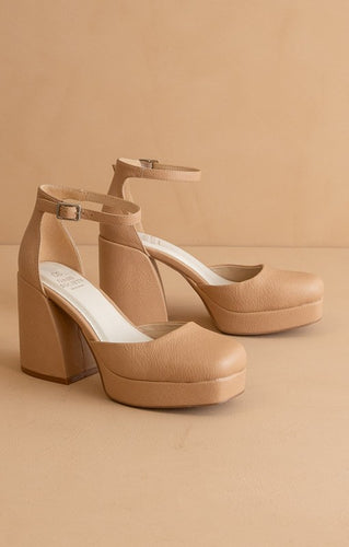 Apricot The Oslo - Chunky Platform Mary Janes