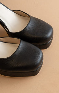 Black The Oslo - Chunky Platform Mary Janes